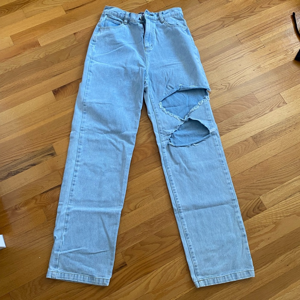 The KRIPT DAMIEN cut boyfriend jeans